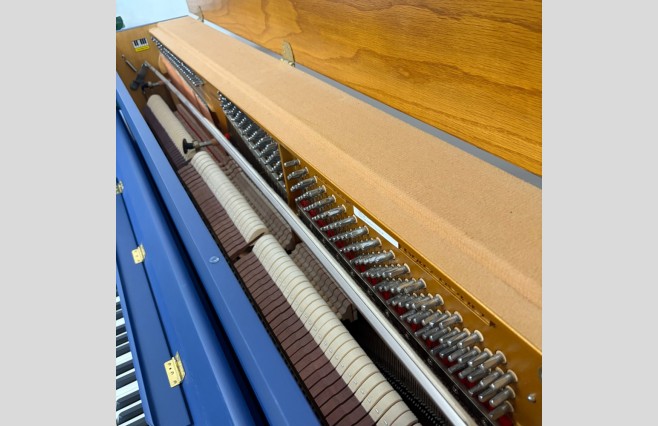 Reid Sohn Hornblower Blue RS115 Upright Piano, Used - All Inclusive Premium Package (SN:IJ0A00949) - Image 9